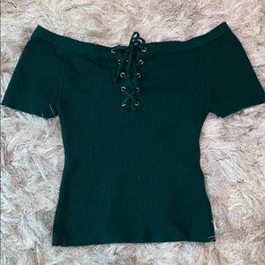 Off the shoulder top